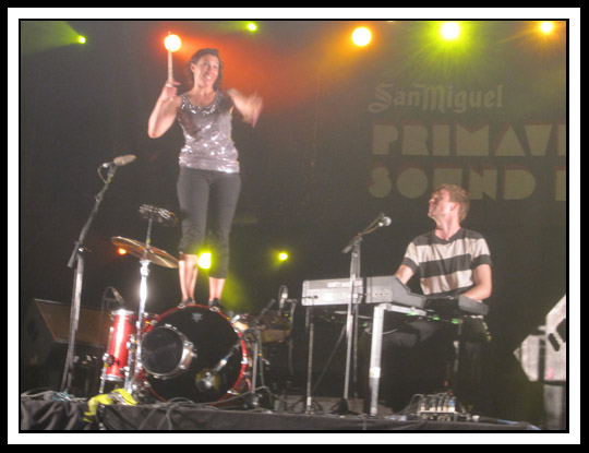 Matt & Kim at Primavera Sound 2010