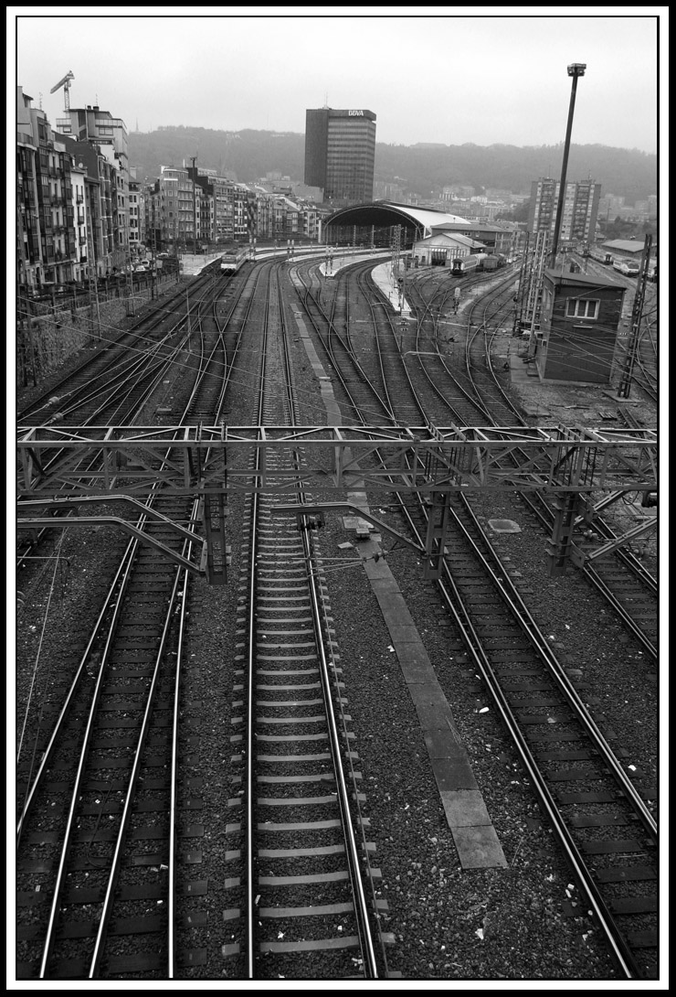 the train station in Bilbao