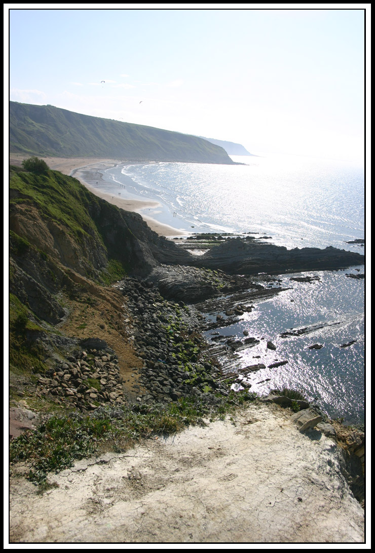 sea ridge off the coast of Bilbao, Spain