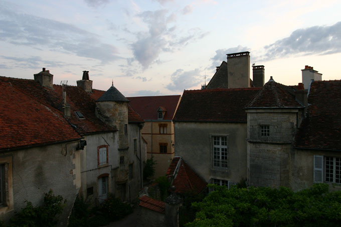 the view at Flavigny-sur-Ozerain