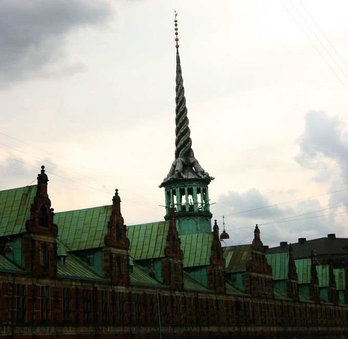 The Copenhagen stock exchange